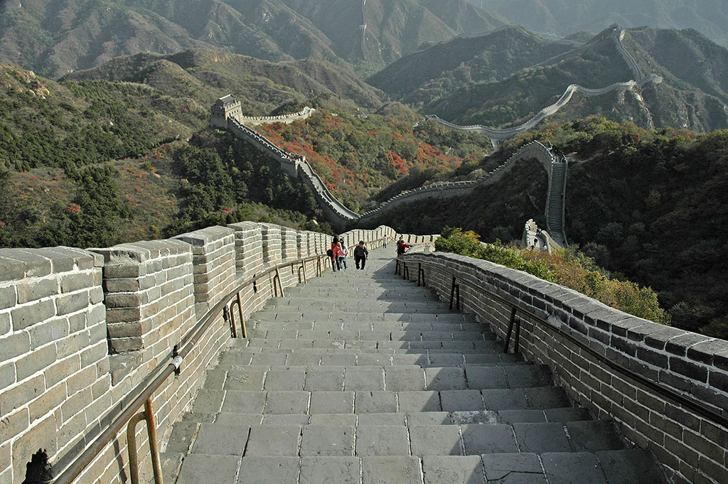  Western section of The Great Wall, Badaling. 