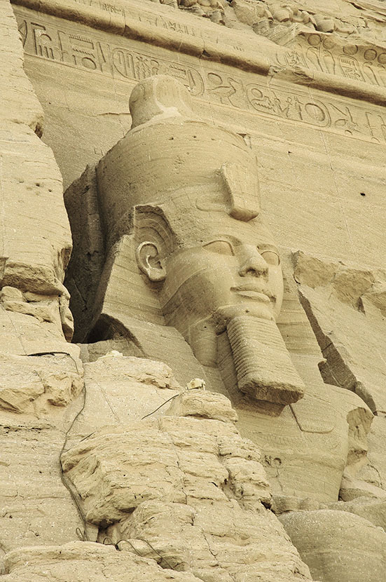  Colossus of Rameses II, Temple of Abu Simbel. 