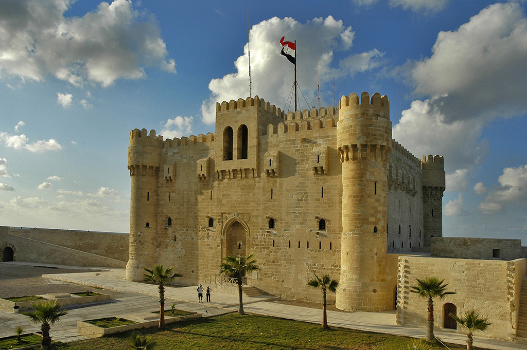  The Citadel, built in 1477AD by the Sultan Al-Ashraf Sayf al-Din Qa'it Bay. 
