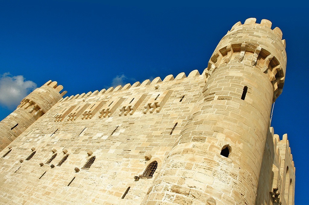  Imposing turrets of the Qaitbay Citadel. 