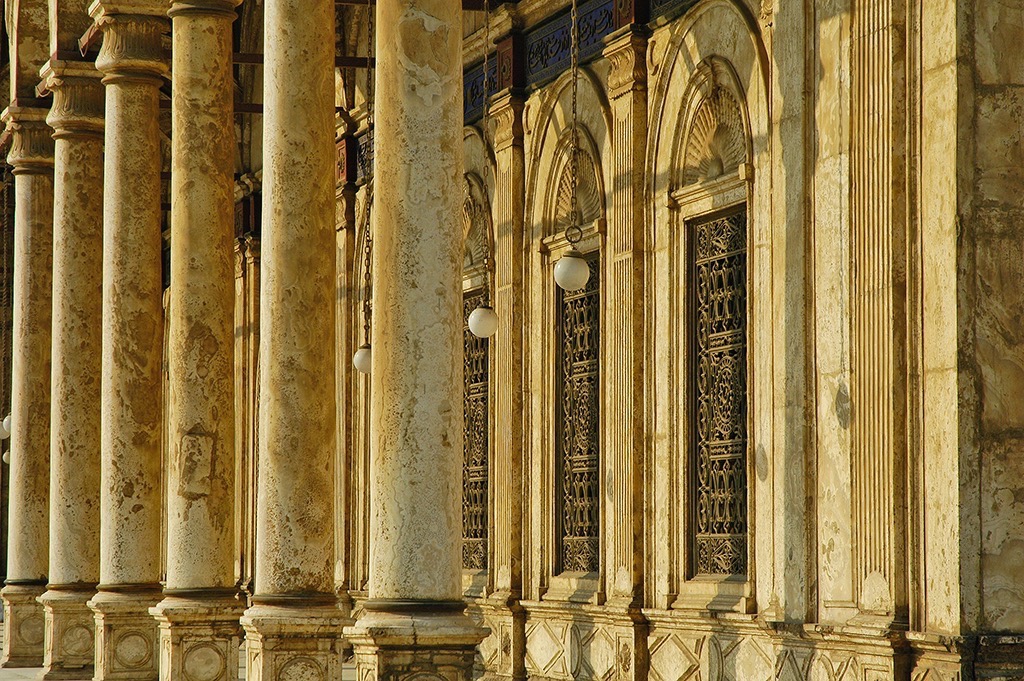  Columns, Mosque of Mohammad Ali. 