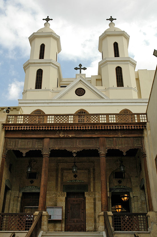  The Hanging Church in Old Cairo. 