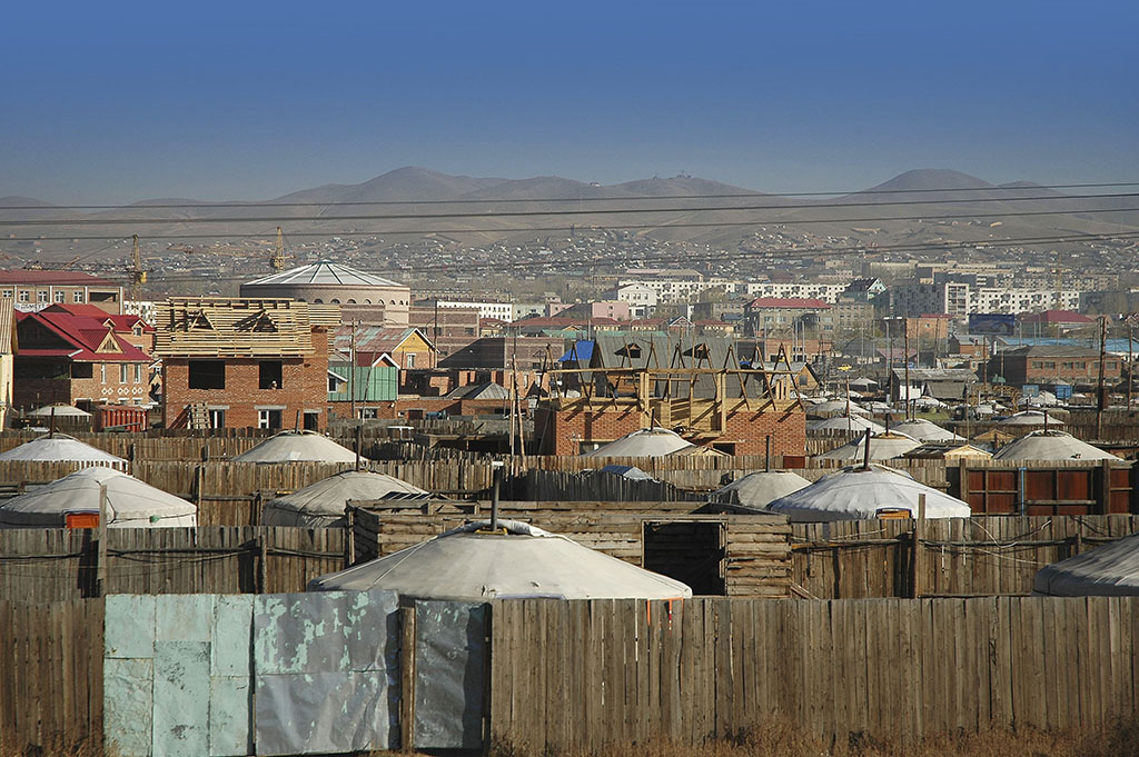  Nomadic meets urban in Mongolia's capital, Ulaanbaatar. 
