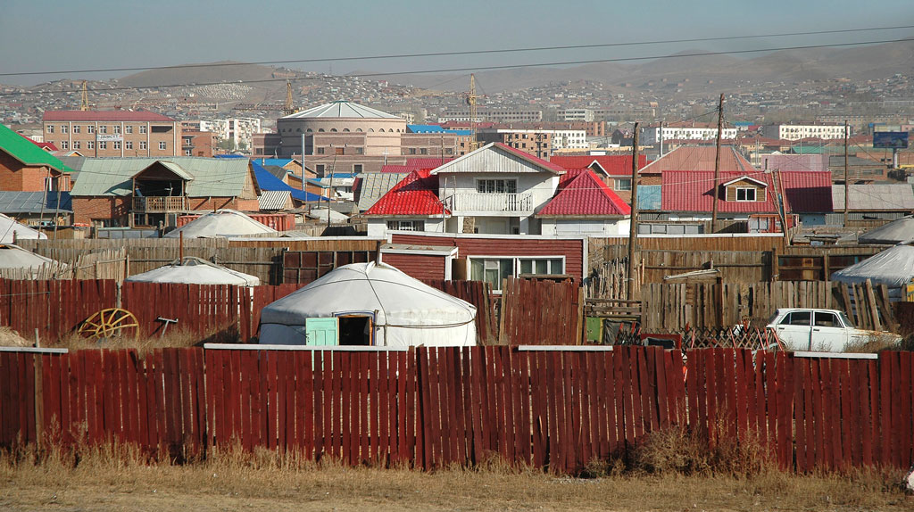  Nomadic meets urban in Mongolia's capital, Ulaanbaatar. 